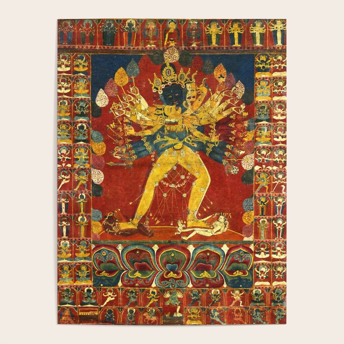 Tibetan Buddhist Kalachakra Wheel Time 1400s Poster Gallery Image 4