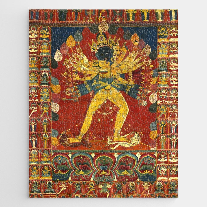 Tibetan Buddhist Kalachakra Wheel Time 1400s Jigsaw Puzzle Gallery Image 1