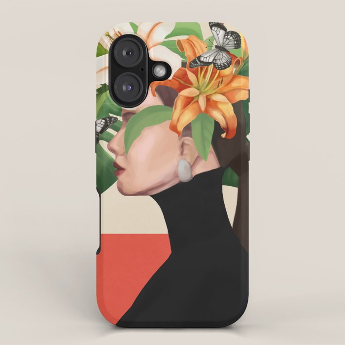 Floral Serenity iPhone Case Gallery Image 1
