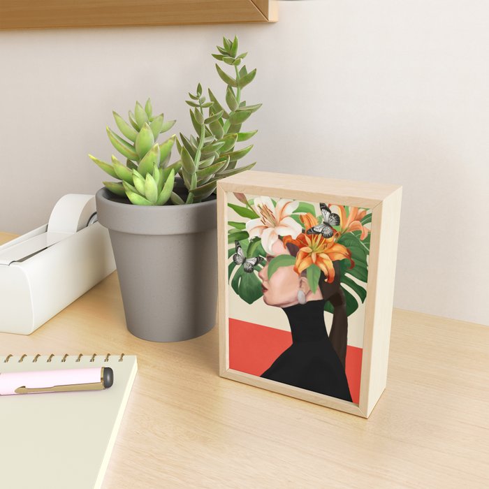Floral Serenity Mini Art Print Gallery Image 2
