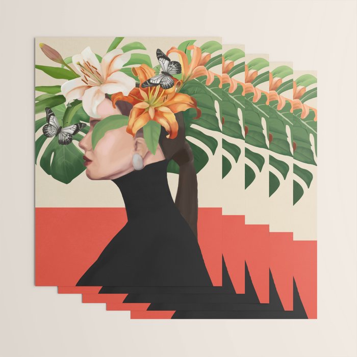 Floral Serenity Wrapping Paper Gallery Image 3