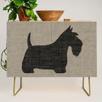 Scottish Terrier | Black Scottie Dog Silhouette Credenza Gallery Image 1