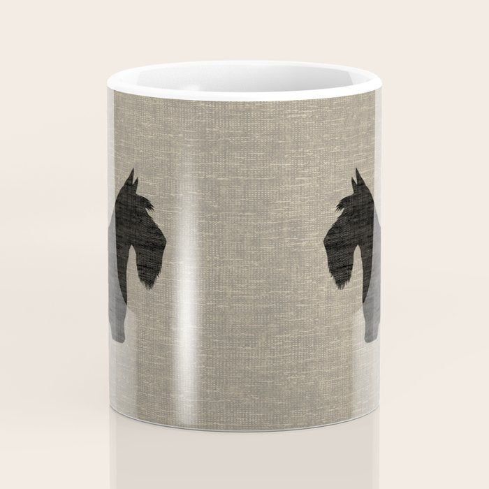 Scottish Terrier | Black Scottie Dog Silhouette Coffee Mug Gallery Image 4