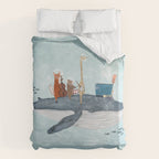 whale song Duvet Cover Gallery Image 6
