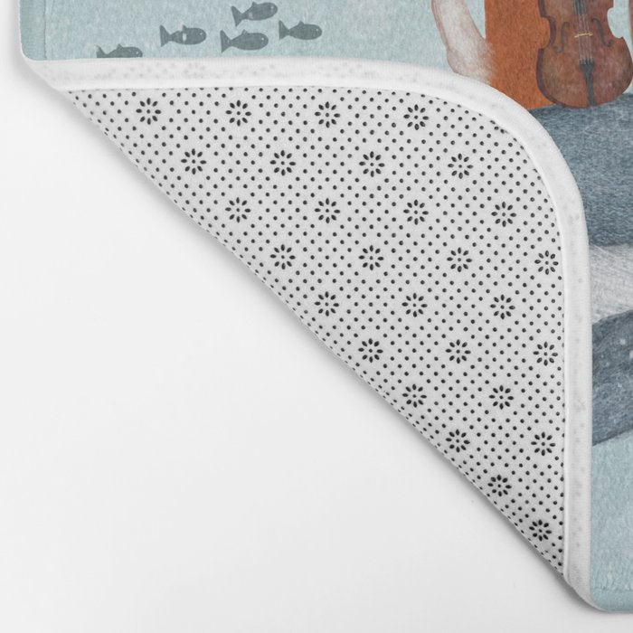 whale song Bath Mat Gallery Image 2