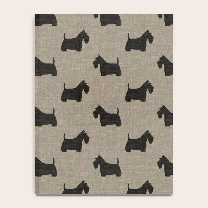 Scottish Terrier | Black Scottie Dog Silhouette Notebook Gallery Image 4