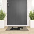 Scottish Terrier | Black Scottie Dog Silhouette Welcome Mat Gallery Image 3
