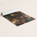 Enchanting Lush Baroque Midnight Flower Garden Yoga Mat Gallery Image 2