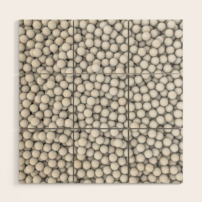 Golf balls Wood Wall Art Gallery Image 1