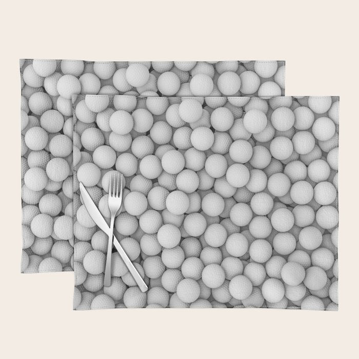 Golf balls Placemat Gallery Image 1
