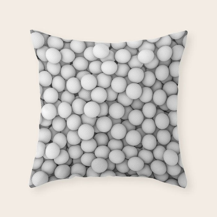 Golf balls Throw Pillow Gallery Image 6