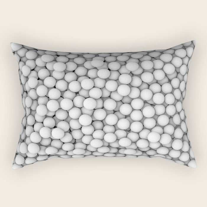 Golf balls Rectangular Pillow Gallery Image 1