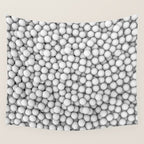 Golf balls Wall Tapestry Gallery Image 4