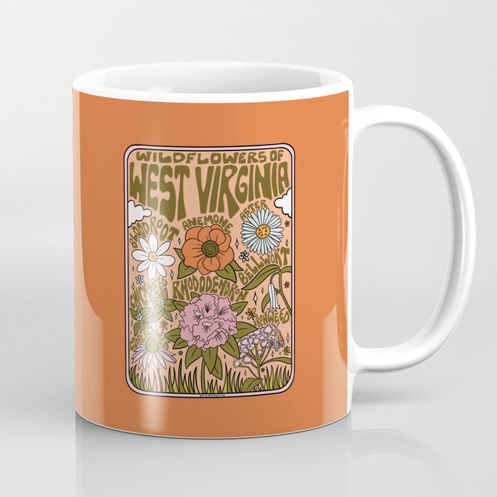 West Virginia Wildflowers Coffee Mug Gallery Image 1