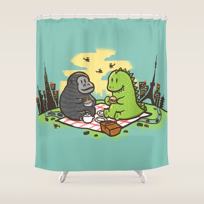 Let's have a break Shower Curtain Gallery Image 1