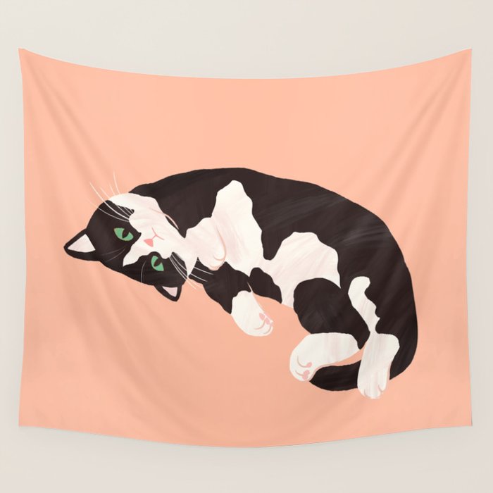 Oreo Cat Wall Tapestry Gallery Image 1
