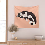 Oreo Cat Wall Tapestry Gallery Image 2