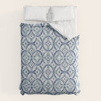 Boho Indigo Damask B Comforter Gallery Image 6
