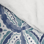Boho Indigo Damask B Comforter Gallery Image 4
