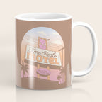 TIME HEALS - Mocha Mousse - Inspired by PANTONE 17 1230 Mocha Mousse Coffee Mug Gallery Image 1