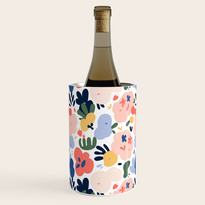 Abstract organic nature art pattern Wine Chiller Gallery Image 1
