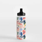Abstract organic nature art pattern Water Bottle Gallery Image 2