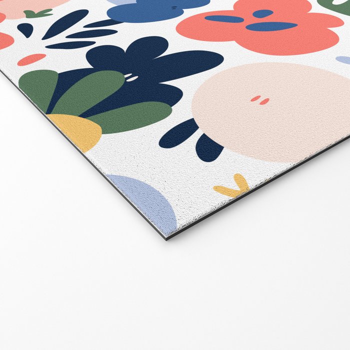 Abstract organic nature art pattern Welcome Mat Gallery Image 2
