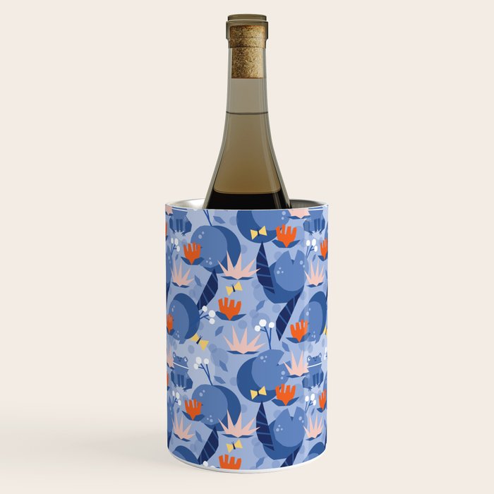 Frog in a pond pattern Wine Chiller Gallery Image 3