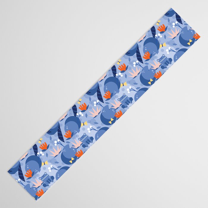 Frog in a pond pattern Table Runner Gallery Image 3