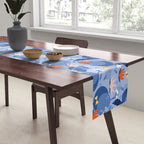 Frog in a pond pattern Table Runner Gallery Image 2