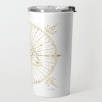 All-Seeing Eye Mandala - Gold Palette Travel Mug Gallery Image 2