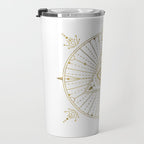 All-Seeing Eye Mandala - Gold Palette Travel Mug Gallery Image 3