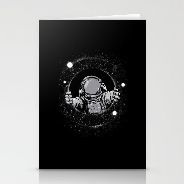 Black Hole Stationery Card Gallery Image 1