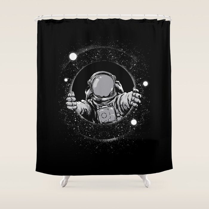 Black Hole Shower Curtain Gallery Image 1