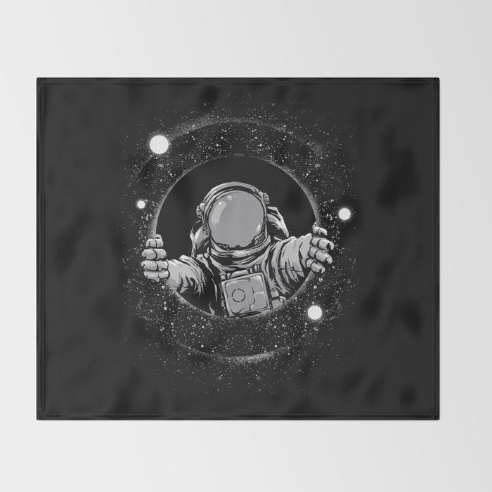 Black Hole Throw Blanket Gallery Image 2