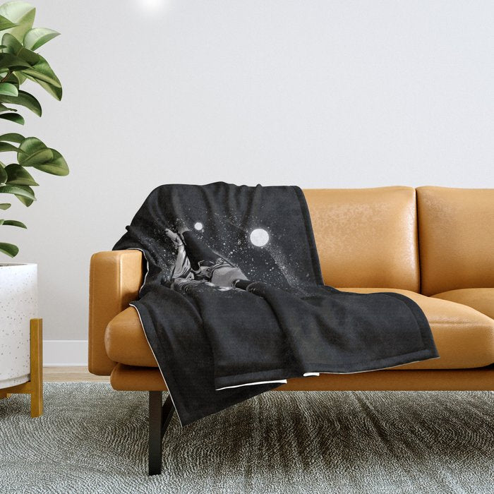 Black Hole Throw Blanket Gallery Image 1
