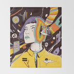 The Overthinker Throw Blanket Gallery Image 2