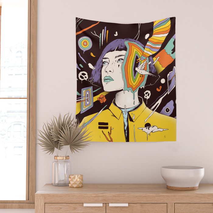 The Overthinker Wall Tapestry Gallery Image 2