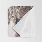 La Fontelina Beach Club, Capri Italy Throw Blanket Gallery Image 3