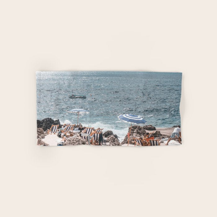 La Fontelina Beach Club, Capri Italy Bath Towel Gallery Image 1