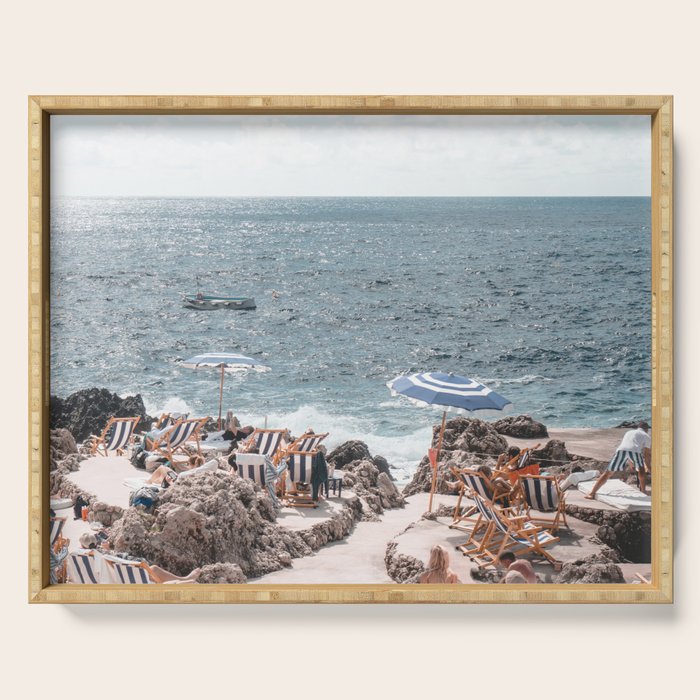 La Fontelina Beach Club, Capri Italy Serving Tray Gallery Image 1