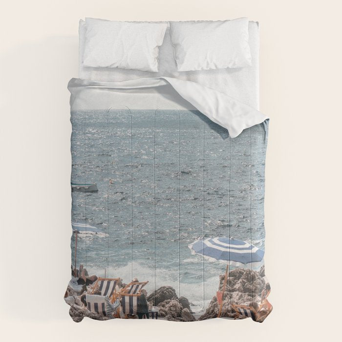 La Fontelina Beach Club, Capri Italy Comforter Gallery Image 6