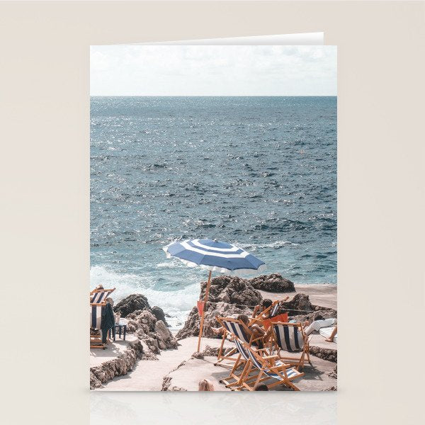 La Fontelina Beach Club, Capri Italy Stationery Card Gallery Image 2