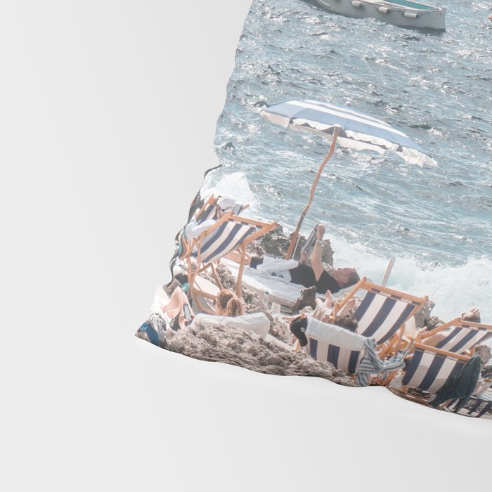 La Fontelina Beach Club, Capri Italy Pillow Sham Gallery Image 4