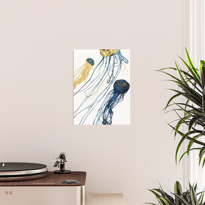 Metallic Jellyfish II Poster Gallery Image 2