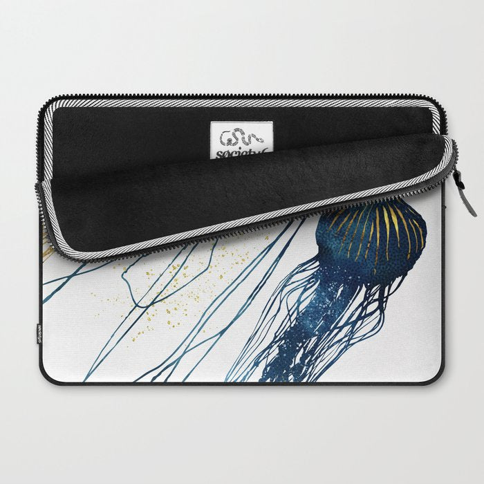 Metallic Jellyfish II Laptop Sleeve Gallery Image 2