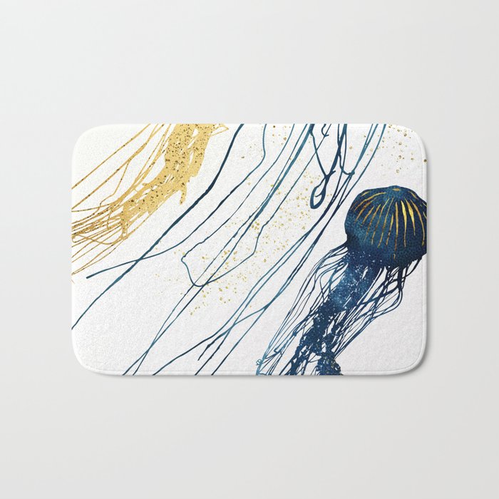 Metallic Jellyfish II Bath Mat Gallery Image 1