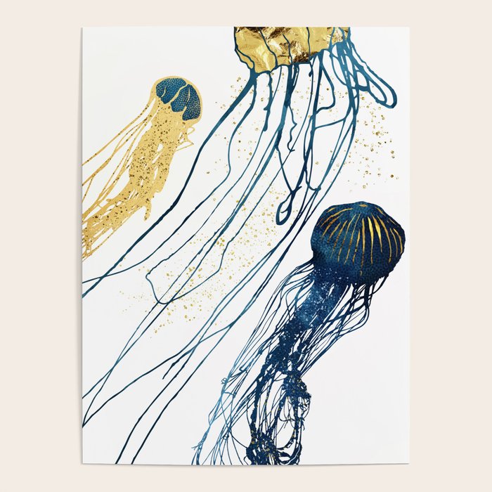 Metallic Jellyfish II Poster Gallery Image 4