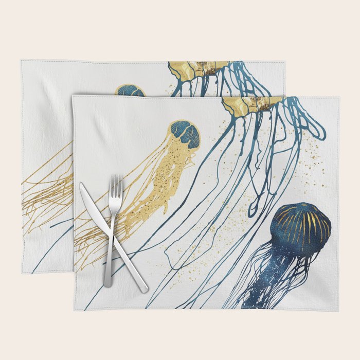 Metallic Jellyfish II Placemat Gallery Image 1