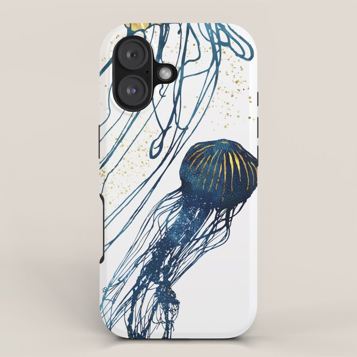 Metallic Jellyfish II iPhone Case Gallery Image 1